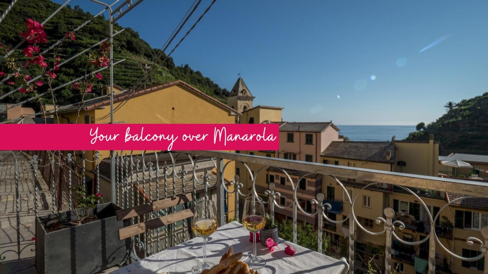 Liersena Sea View Mini Villa With Ac Manarola Kültér fotó