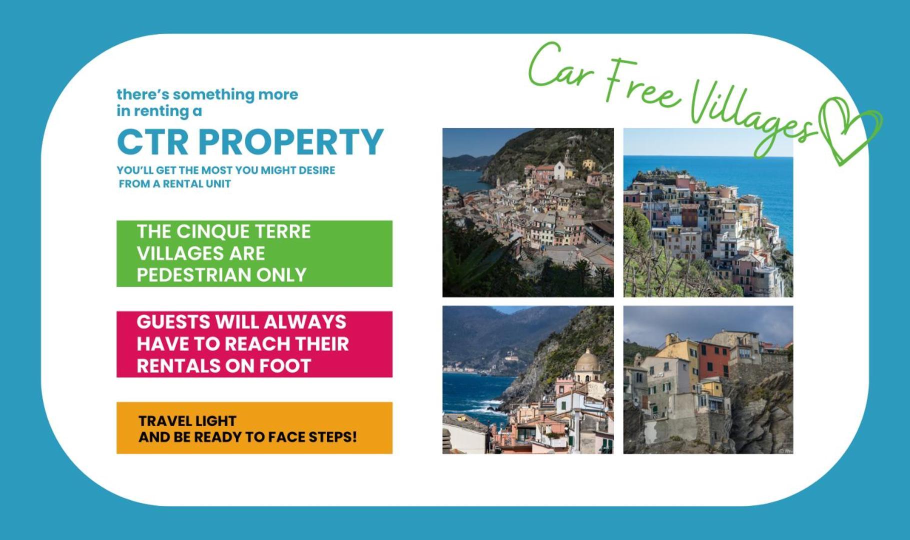 Liersena Sea View Mini Villa With Ac Manarola Kültér fotó